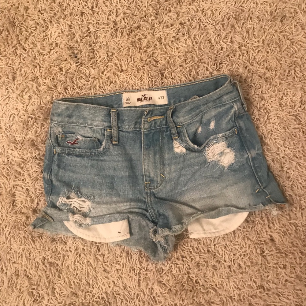 Hollister jean shorts